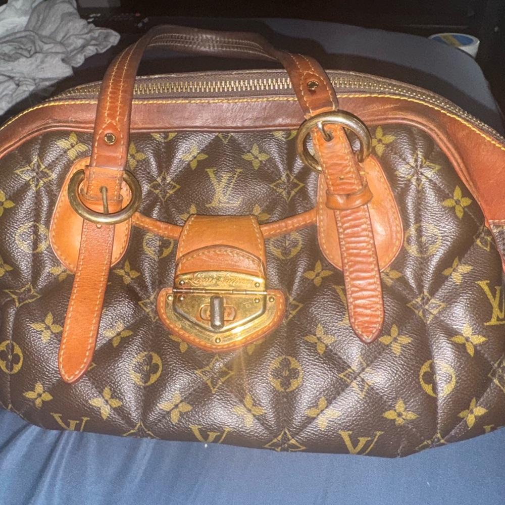 Louis Vuitton Brown Monogram etoile bowling Satchel